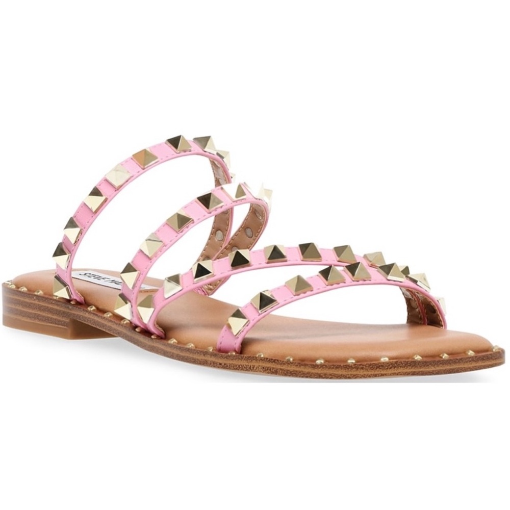 Steve Madden Skyler 7.5 pink spike sandals